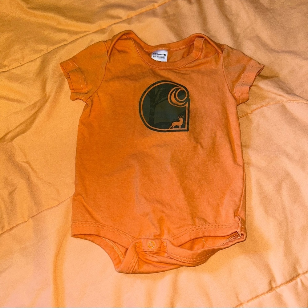 Carhartt Bright Orange baby oneise